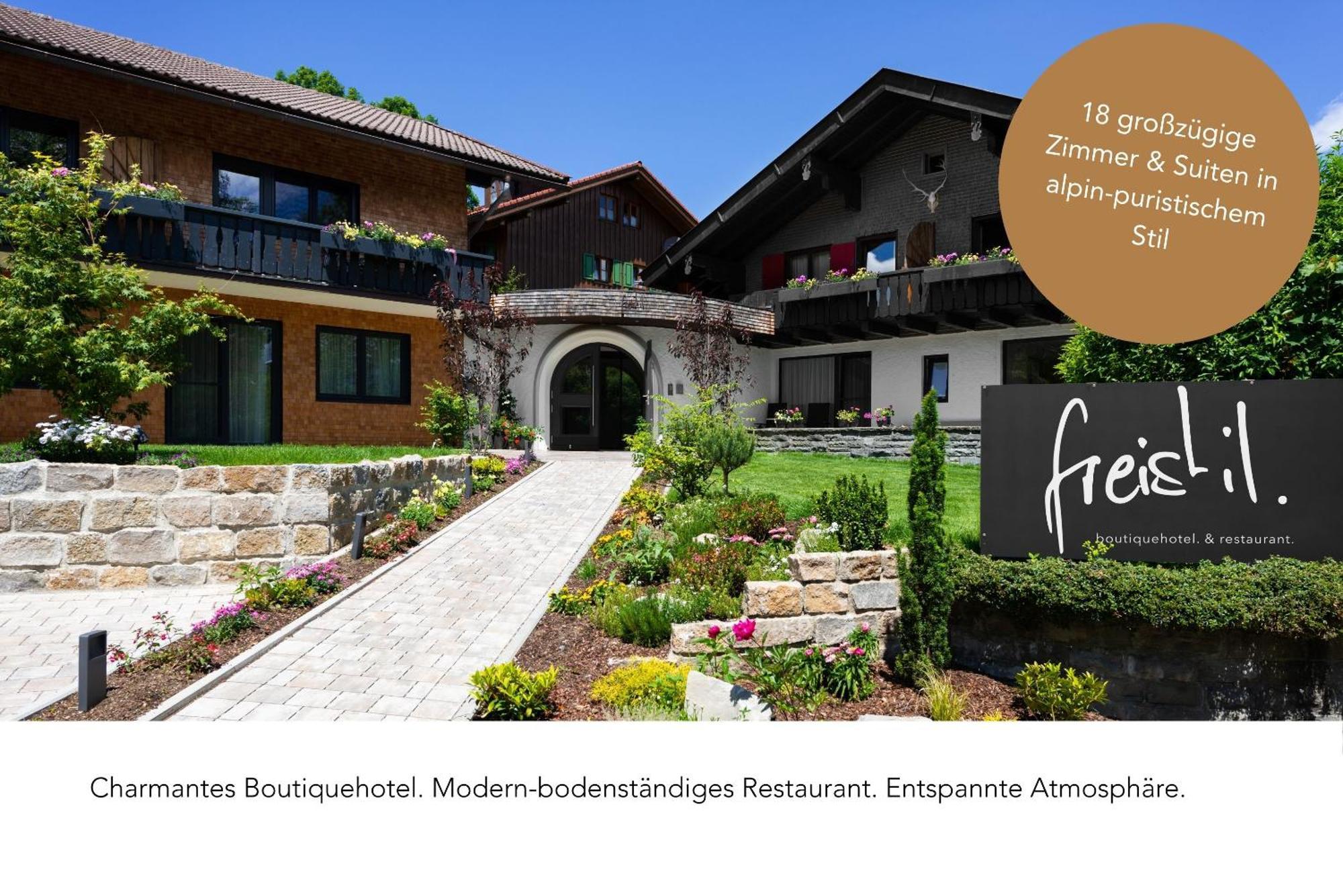 Freistil Boutiquehotel Sonthofen Dış mekan fotoğraf